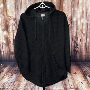Big 5 Black Quilted Hoodie Jacket